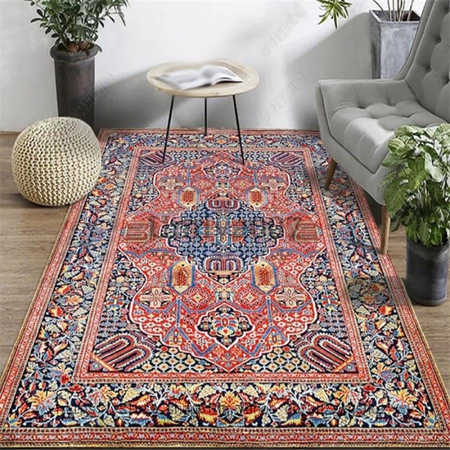 爆買 ペルシャ絨毯風 ペルシャ柄 洗える ラグ 民族柄 ラグマット ラグ