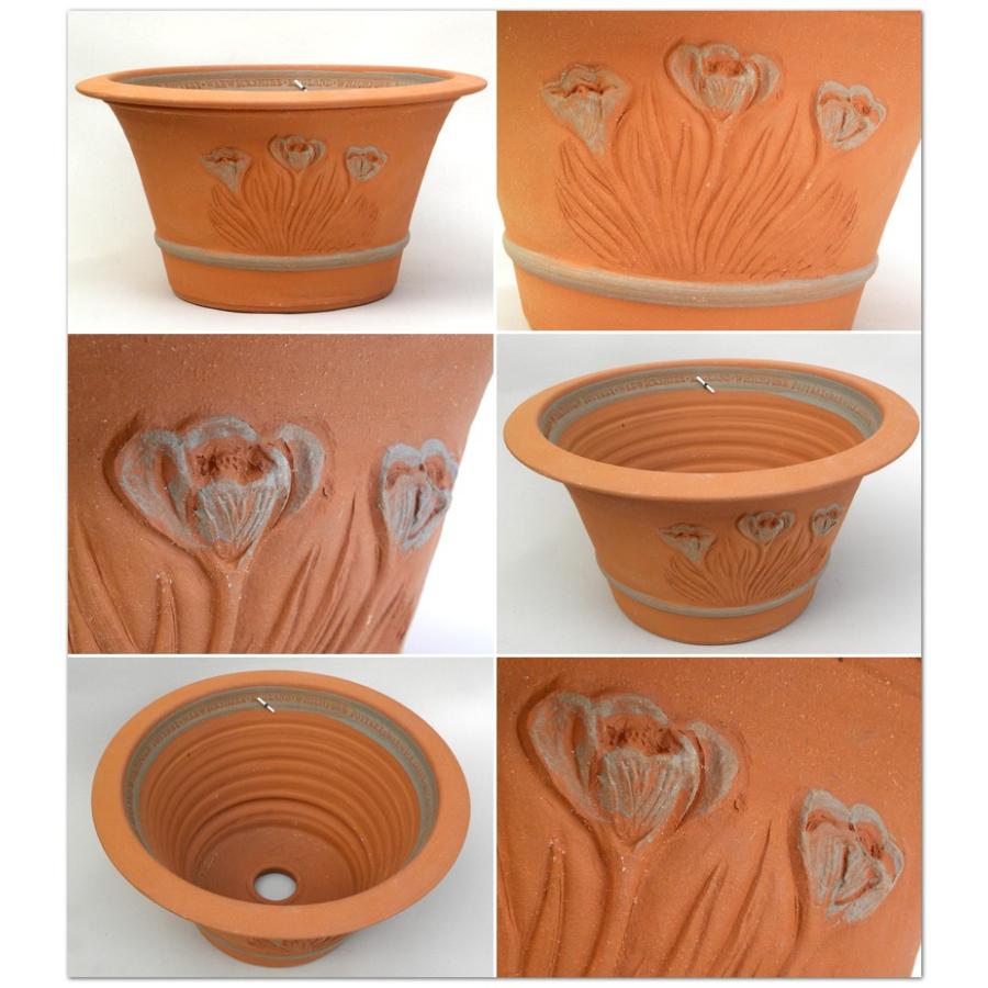 ウィッチフォード テラコッタ 植木鉢 スプリングバルブポット 11.5号鉢