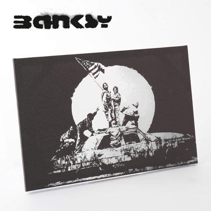 BANKSY CANVAS ART バンクシー キャンバスアート ポスター 