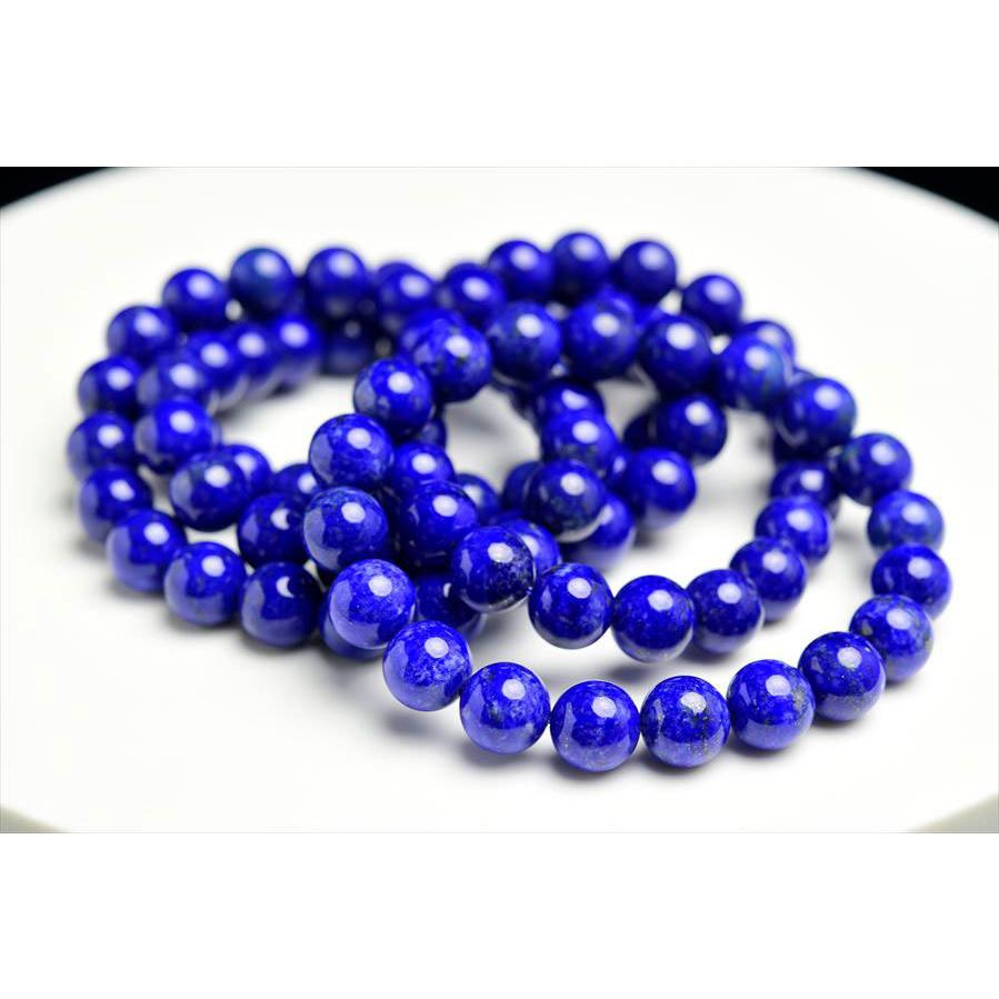 ラピスラズリ ブレスレット (約10mm×20珠) 青金石 数珠 天然石