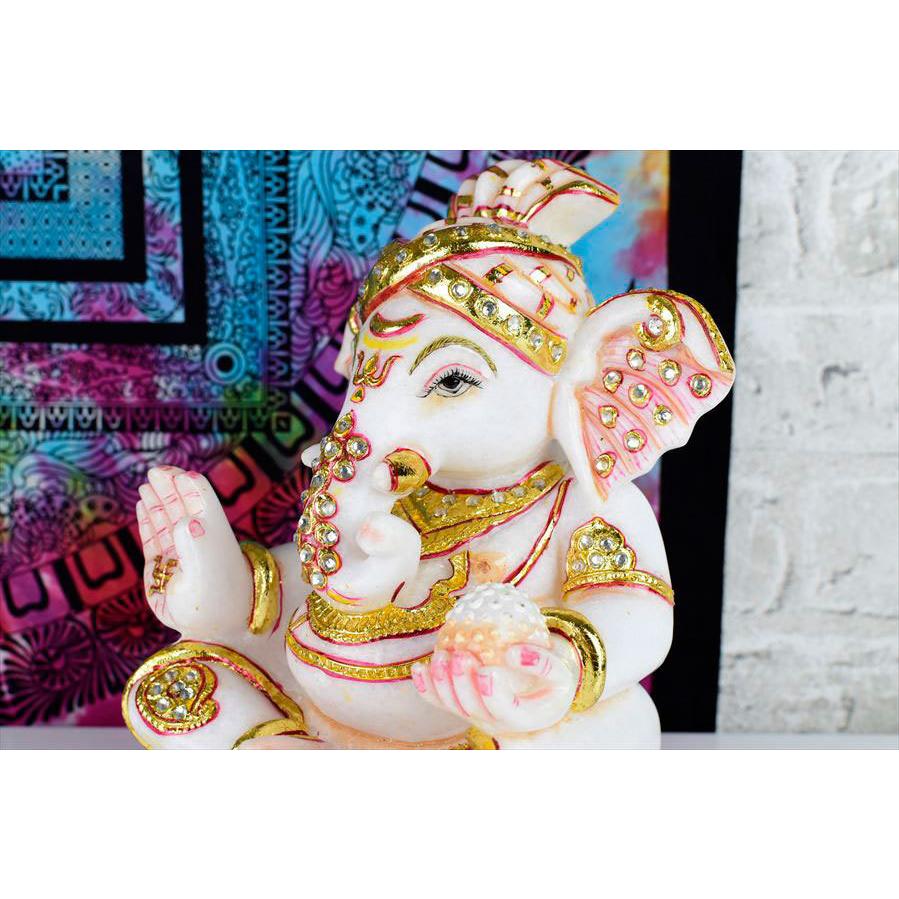 ガネーシャ 置物 (約4.78kg) 豪華絢爛 特級品 最高級エクストラ