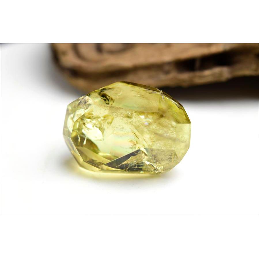 虹入り シトリン 不定形タンブル 黄水晶 ブラジル産 レインボー