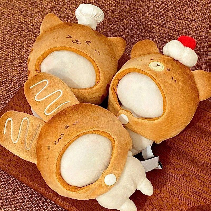 ぬい服 10cm ねこ クマ ウサギ トースト 帽子 かぶりもの 被り物