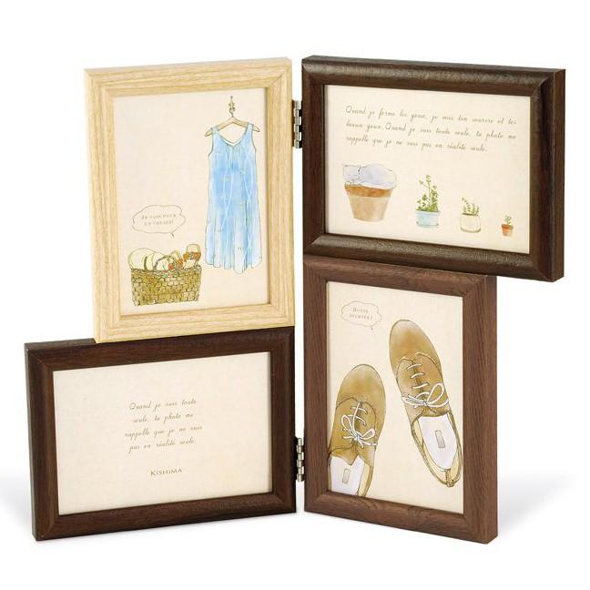 キシマ（KISHIMA） フォトフレーム 4連 4枚用 写真立て インテリア