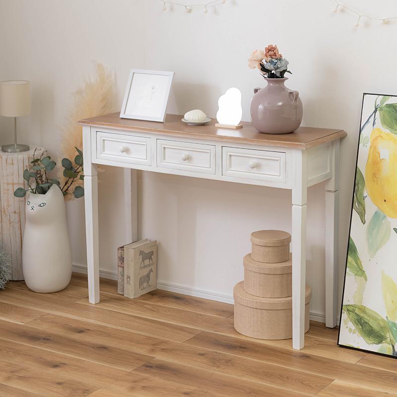 東谷 コンソール 引き出し付き テーブル デスク コンソールテーブル