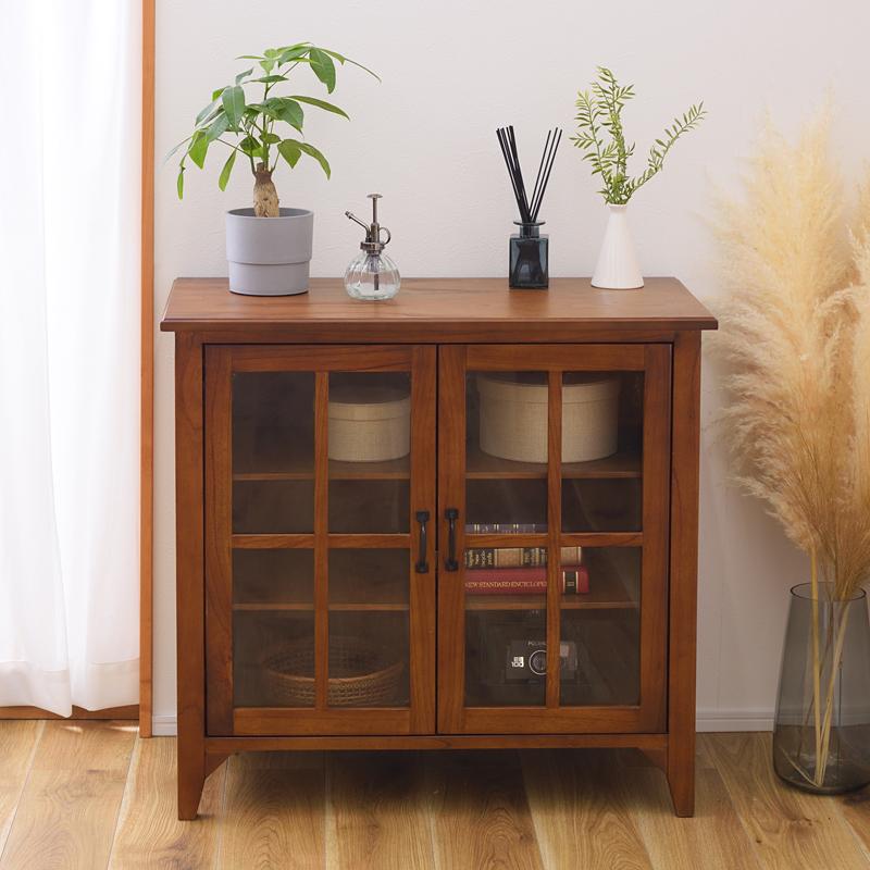 東谷 キャビネット 収納 ナチュラル 北欧モダン 木製 天然木 おしゃれ