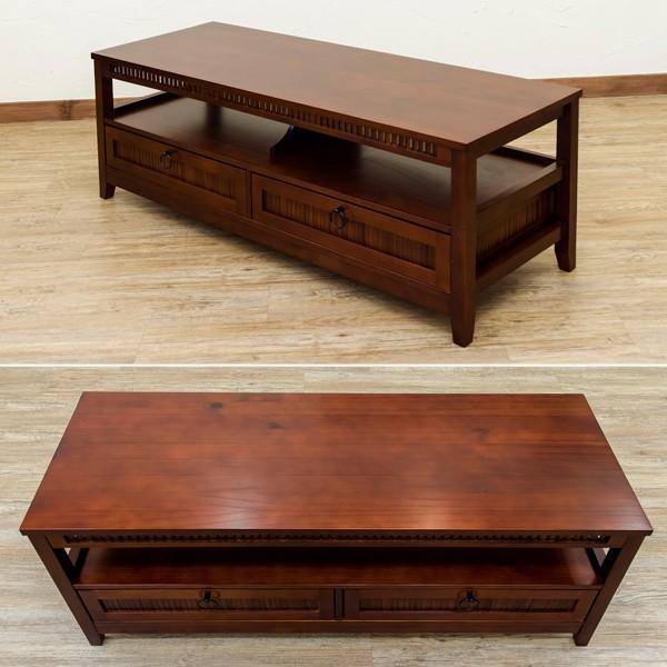 テレビボード 木製 竹 バンブー アジアン TV台 52型まで対応 : うさぎ