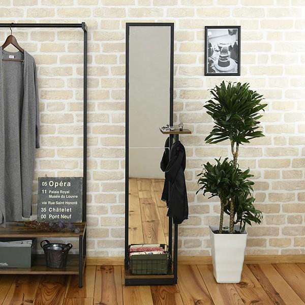 JK-PLAN（ジェイケイ・プラン） 姿見鏡 スタンドミラー 全身 鏡 細い