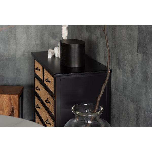 東谷 チェスト 4段 おしゃれ 引き出し 木製 天然ラタン 収納棚 タンス