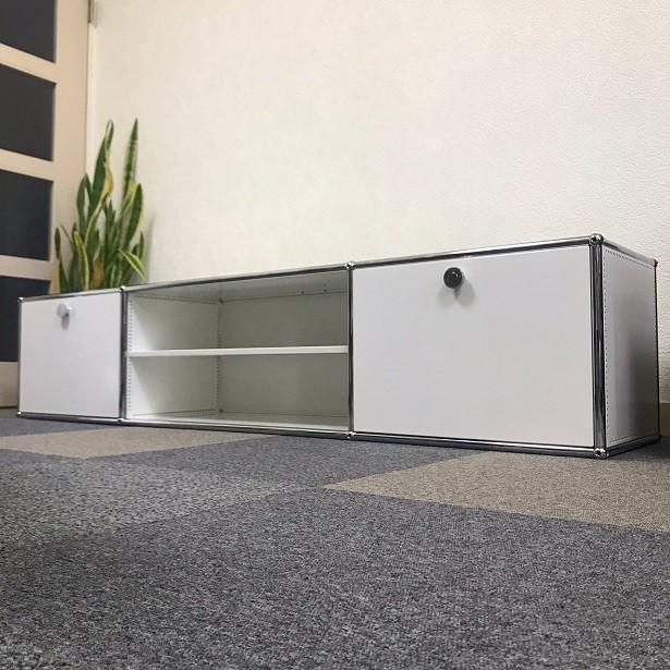 USM USM Haller ハラーシステム テレビ台／AVボード ピュアホワイト