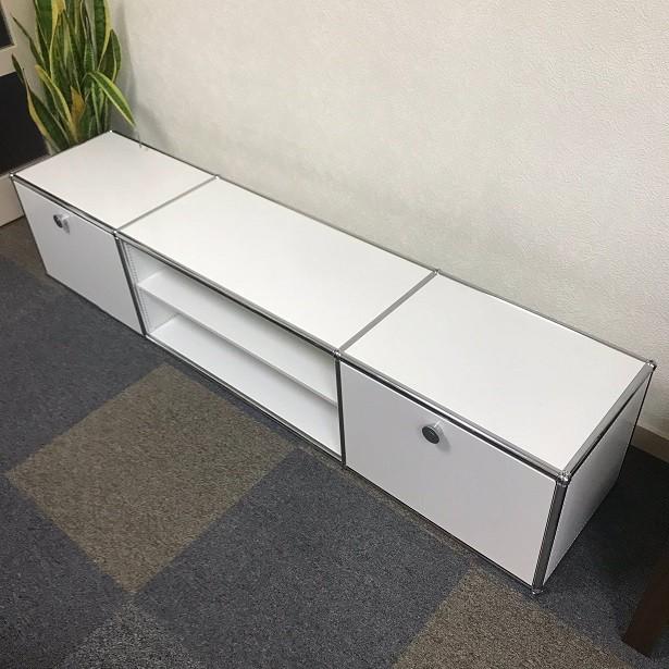 USM USM Haller ハラーシステム テレビ台／AVボード ピュアホワイト