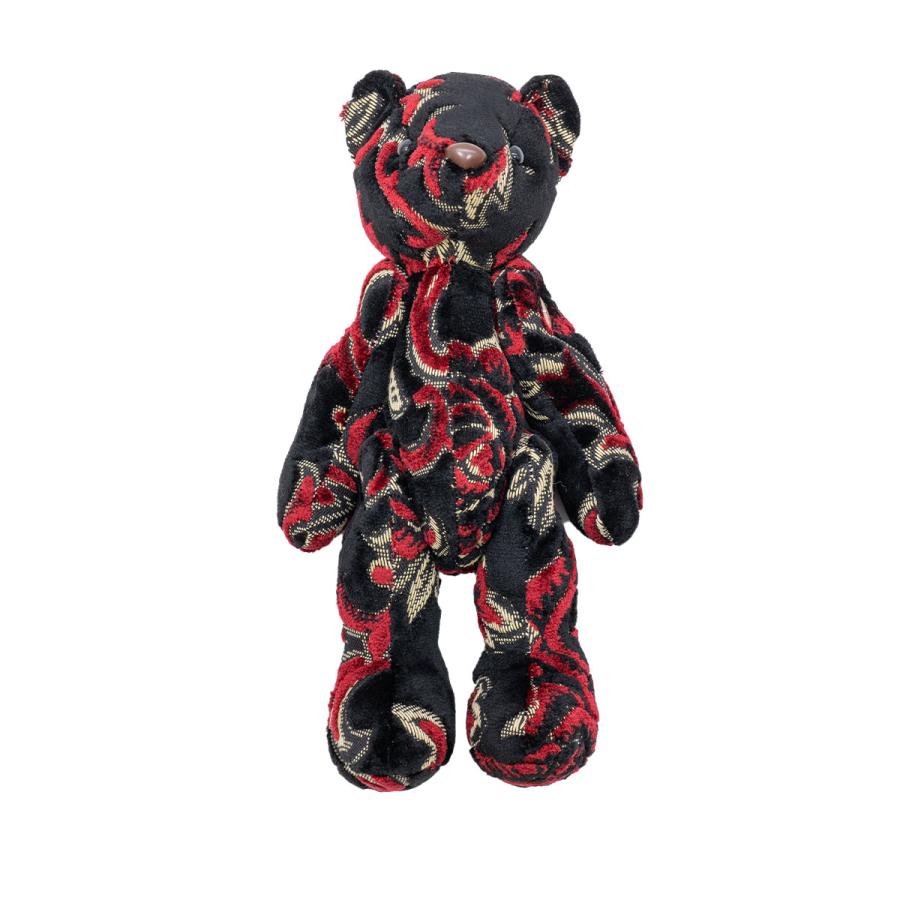 金華山 華恋 【クマ】パープル ぬいぐるみ 320mm×180mm 熊 くま