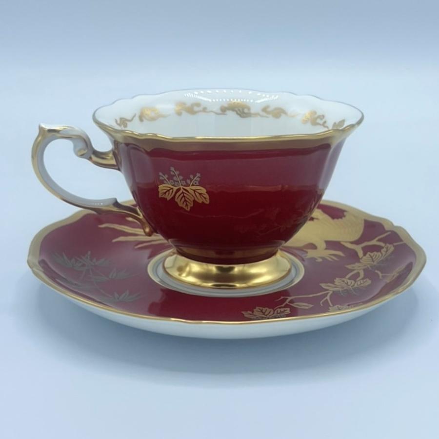 大倉陶園 瑠璃 金彩 梅 中皿 プレート LIMITED EDITION 大倉陶園 瑠璃