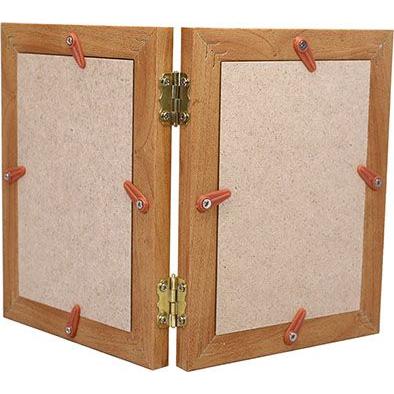 万丈（VANJOH） L判×2面 写真立て KPフレーム ペア ダークブラウン