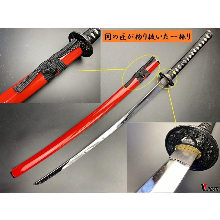 模造刀 朱鞘大刀 並刀身 上仕上げ SW-2000LH : 岐阜関刃物工房V.ROAD