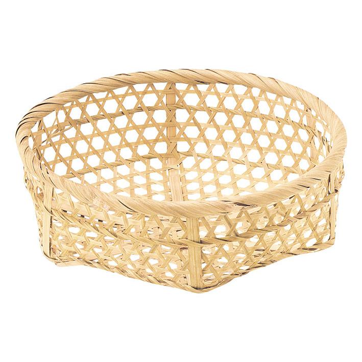 かご 即納可 カゴ バスケット ギフト ラッピング 容器 竹 0467 φ19
