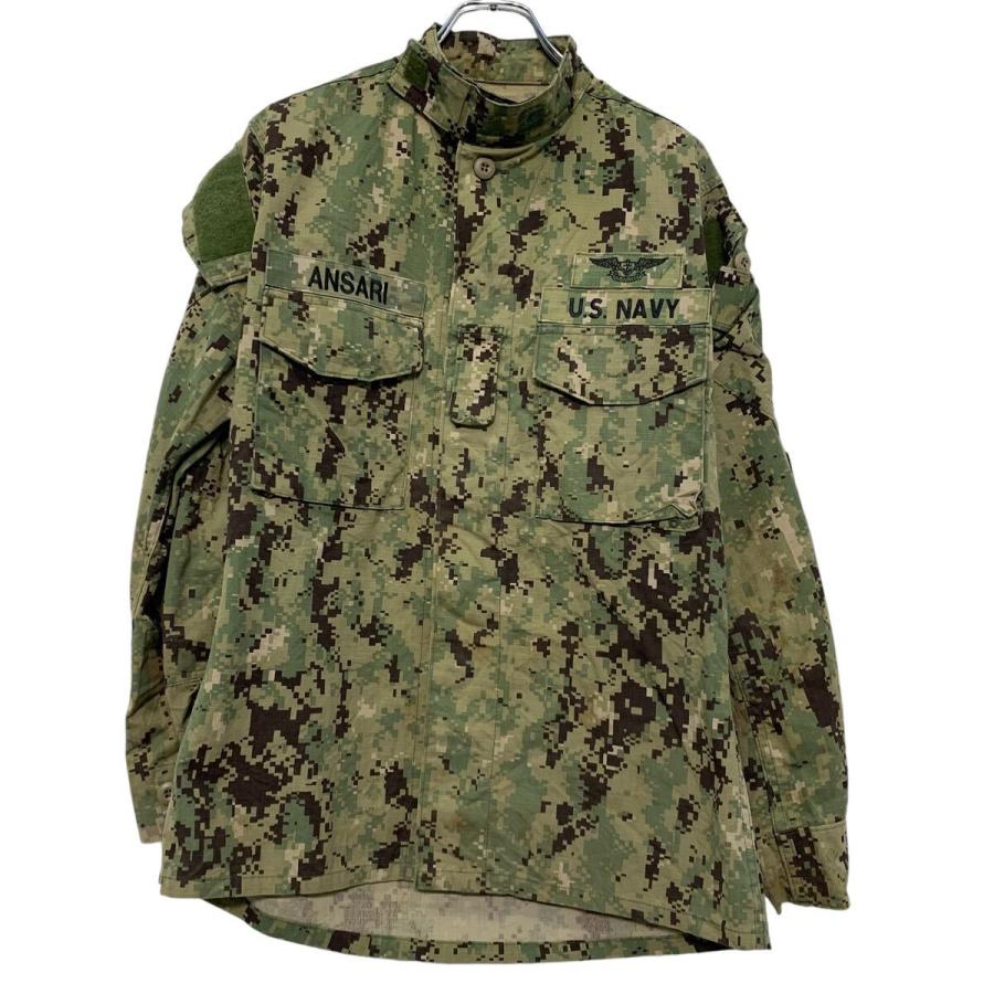 U.S.NAVY ミリタリージャケット S 迷彩 ユーエスネイビー カモ柄