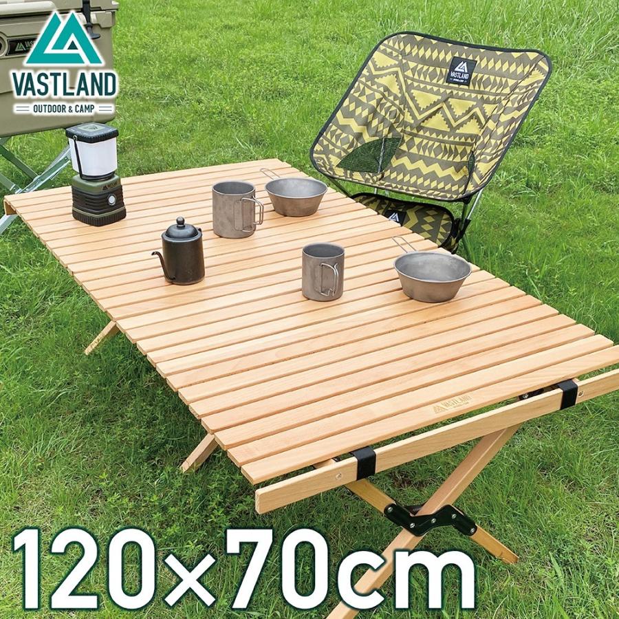 VASTLAND（ヴァストランド） ウッドロールトップテーブル 120cm 爆買