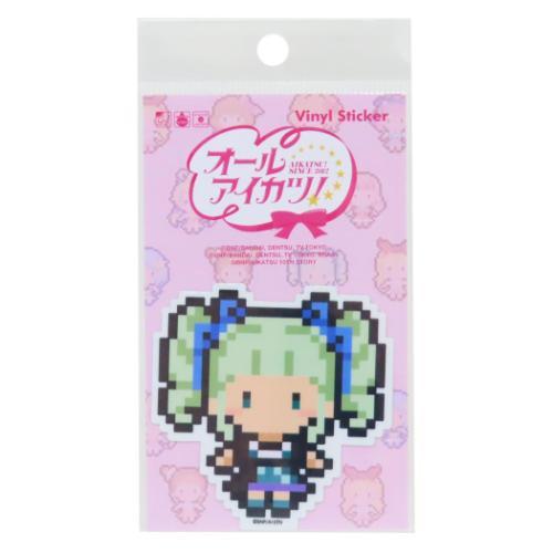 ピクセルアートステッカー ダイカットシール オールアイカツ！ 藤堂