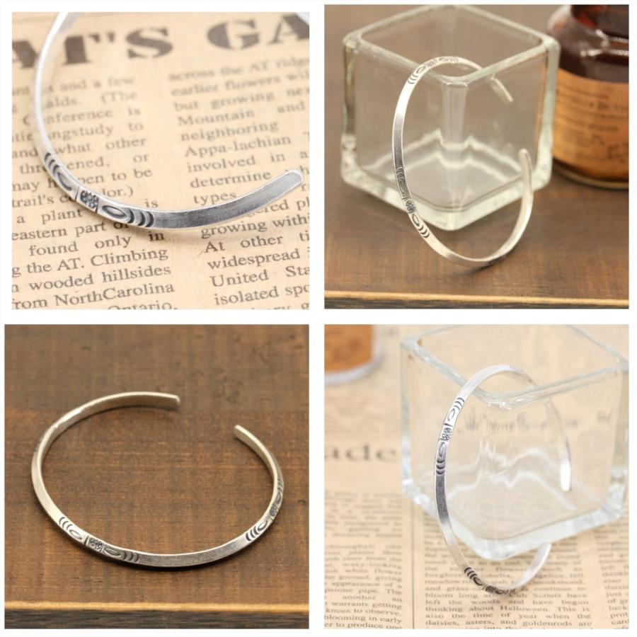 カレン シルバー ブレスレット シンプル バングル メンズ カレン族