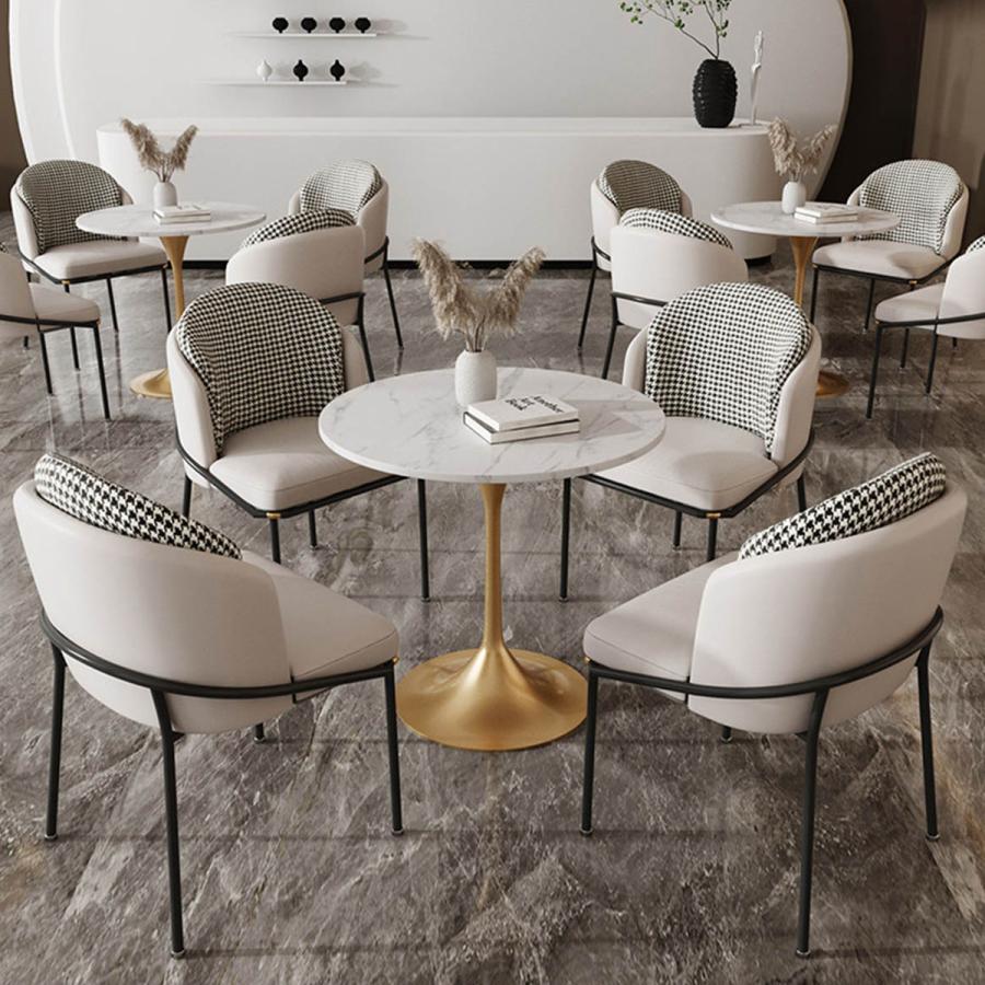 VeroMan ラウンジチェア ロビーチェア ダイニングチェア PUレザー 千鳥