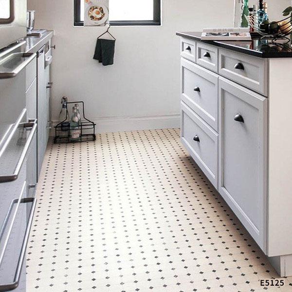 ポンリューム クッションフロア 抗菌 レトロ タイル ガーリー モロッコ