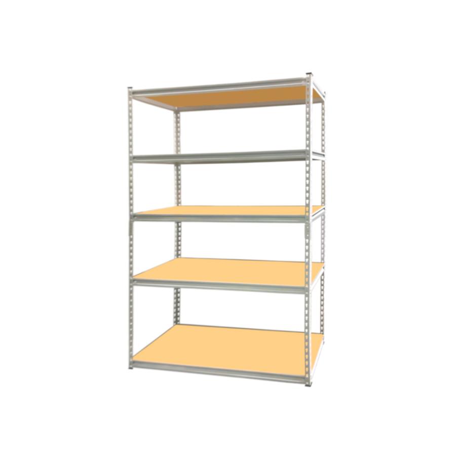 組立簡単ラクラック ホワイト色 幅120cm×奥行40cm×高さ183cm 収納