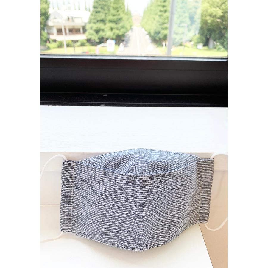 布マスク 日本製 大臣マスク 折り返し 舟形 メンズ 大きめ 立体型
