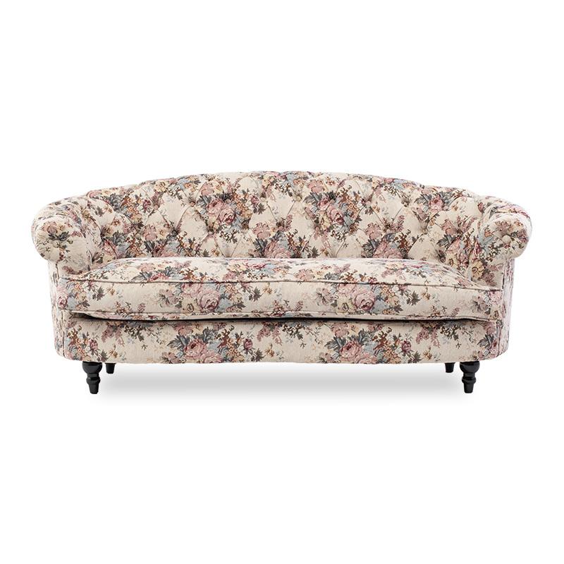 ソファ ソファー 3人掛けソファ アンティーク調 チェスターフィールド