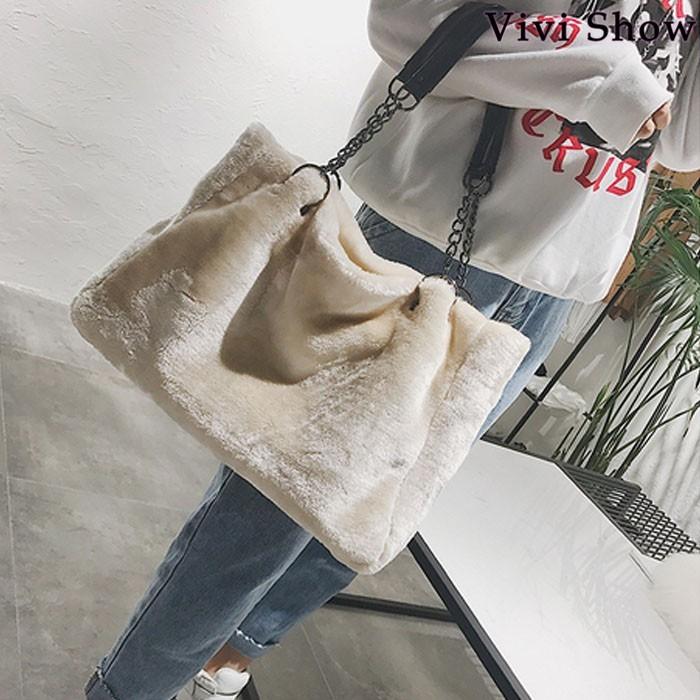 ファートートバッグ レディース ファーバッグ トートバッグ ショルダー