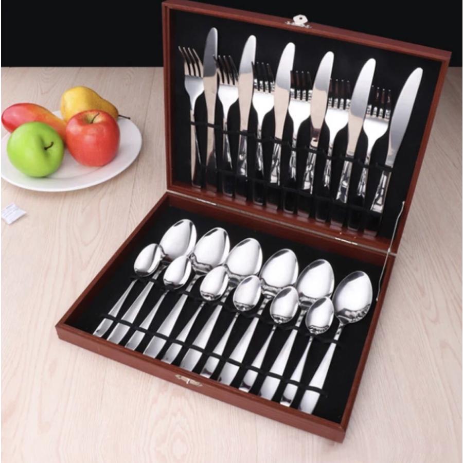 高級 カトラリーセット ステンレススチール ディナー ナイフ フォーク