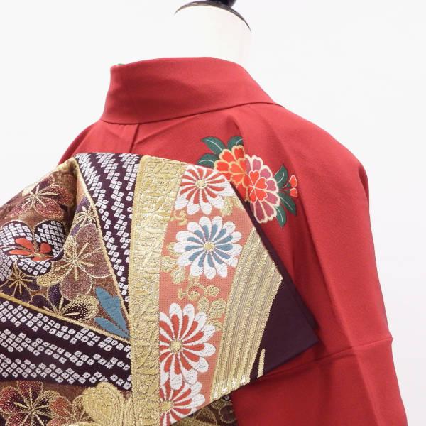 振袖販売6点セット 半衿付き長襦袢・帯・帯揚・帯〆・重衿付き 古風で