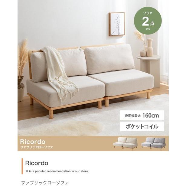 ソファ ソファー 2人掛け ふたりがけ 2人用 おしゃれ 北欧 肘なし 2点
