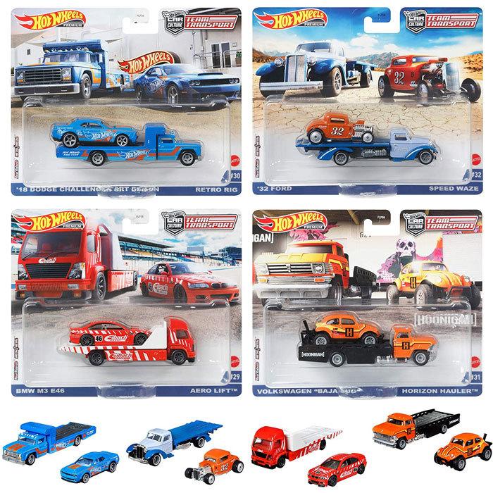 ホットウィール チームトランスポート アソート 2021 全種 4台セット