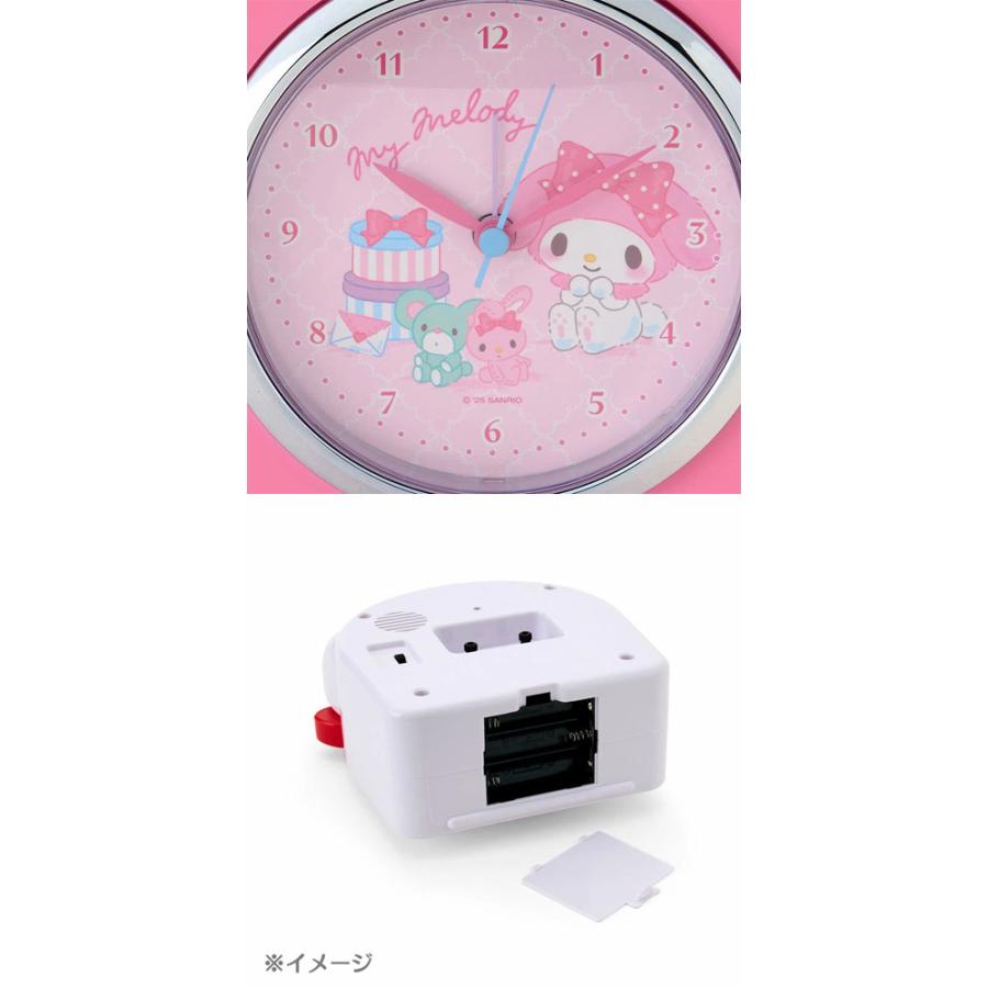sanrio（サンリオ） 送料無料 目覚まし時計 マイメロディ 置き時計