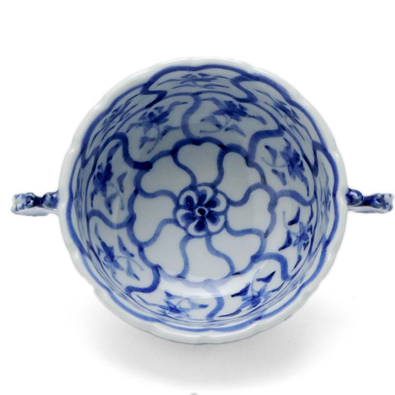 九谷焼：染付双耳向付・須田菁華《小鉢・9.0cm》 : 和食器の愉しみ