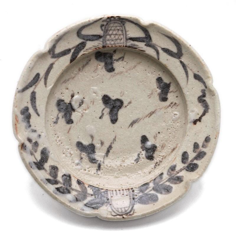 志野焼：志野千鳥文向付・瀧川恵美子《小鉢・16.5cm》 : 和食器の愉し