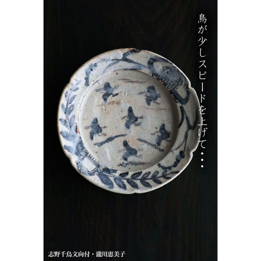 志野焼：志野千鳥文向付・瀧川恵美子《小鉢・16.5cm》 : 和食器の愉し