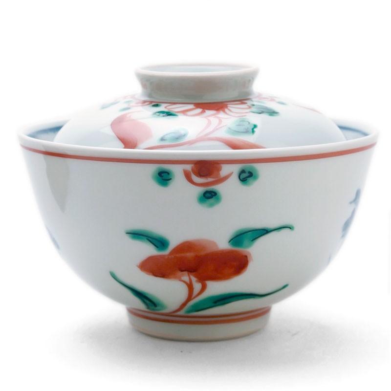 呉須赤絵蓋付小丼・土山敬司《丼・どんぶり・食器・麺鉢・うどん鉢