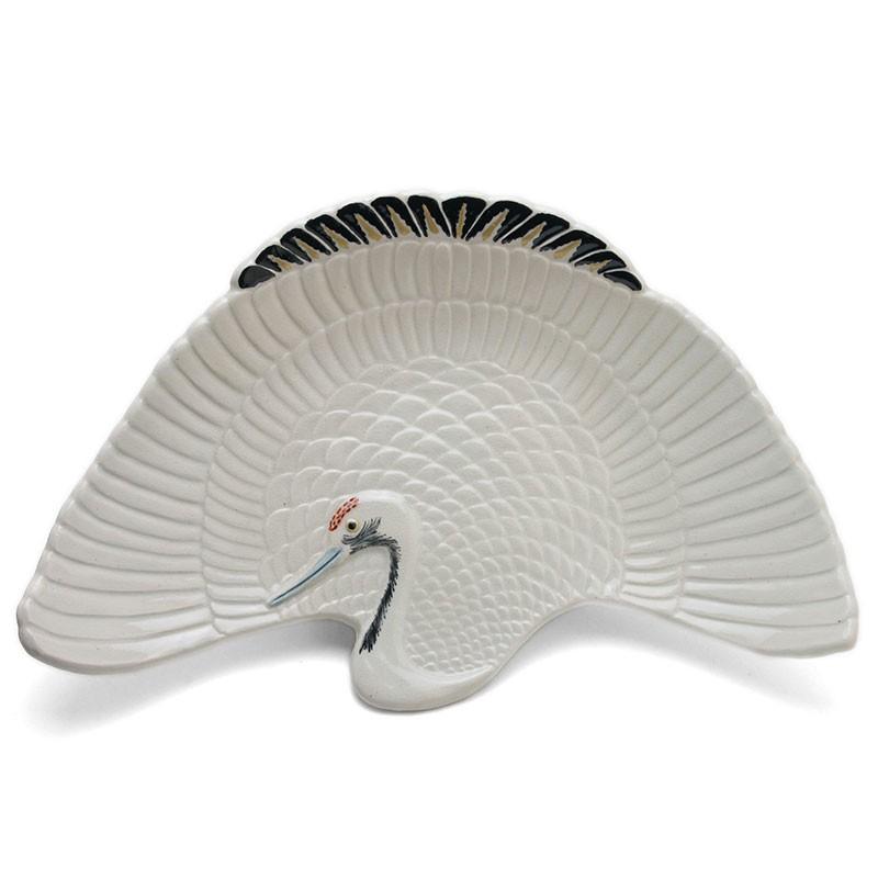 鶴皿・阪東晃司《中皿・25.0cm》 : 和食器の愉しみ 工芸店ようび