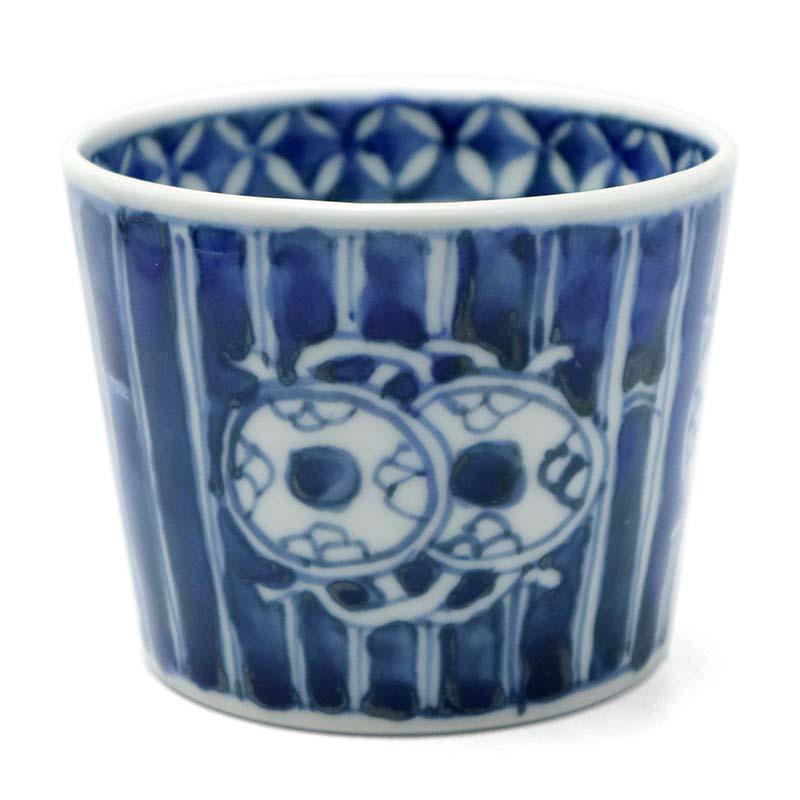 染付鼓文蕎麦猪口・大・正木春蔵 : 和食器の愉しみ 工芸店ようび