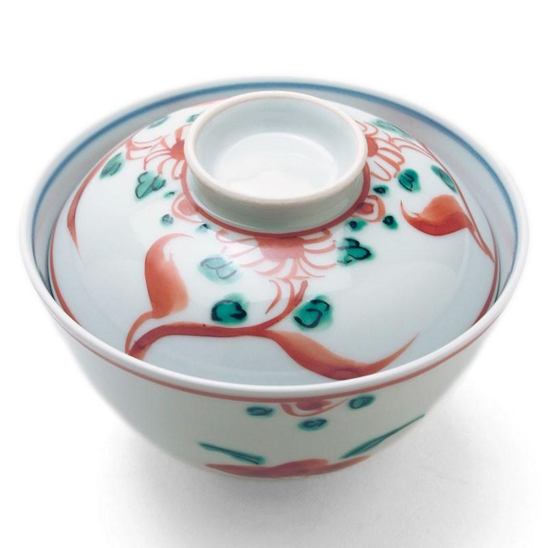 呉須赤絵蓋付小丼・土山敬司《丼・どんぶり・食器・麺鉢・うどん鉢