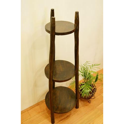 5月下旬入荷予定】アジアン家具 収納家具 ウッドラック ディスプレイ