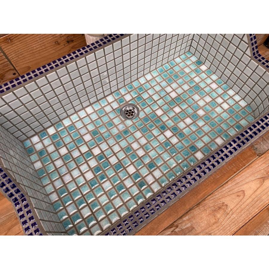 ガーデンシンク おしゃれ タイル 屋外用 室内可 タイルシンク 日本製