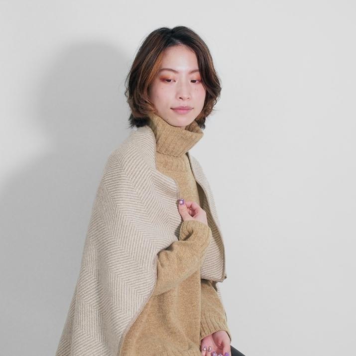 PRODIGAL（プロディガル） カシミヤ 100％ ヘリンボーン柄