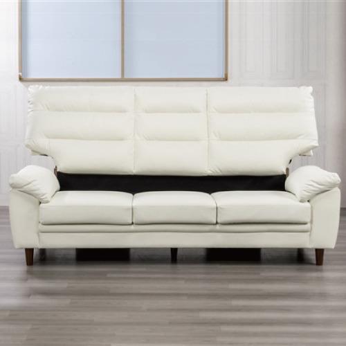 ヤマダオリジナル［3人掛］ソファ 「YS130012IV」幅209 合成皮革