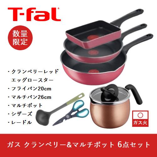 期間限定大特価】ティファール(T-FAL) ガス クランベリー&マルチポット