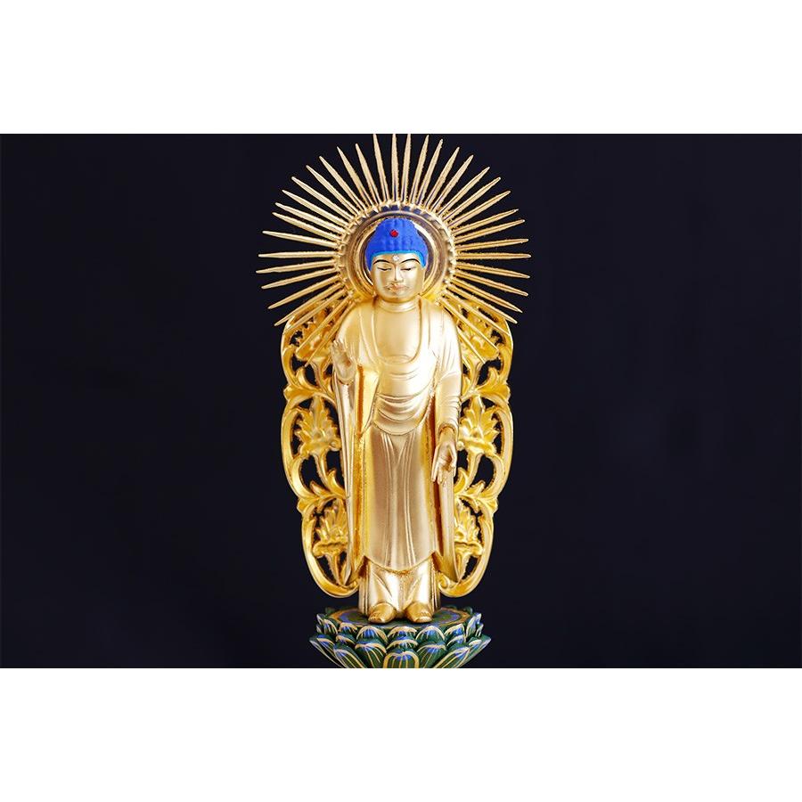 神棚 神具 仏具 やまこう 仏像 □ 金箔 4寸 浄土真宗 本願寺派(お西