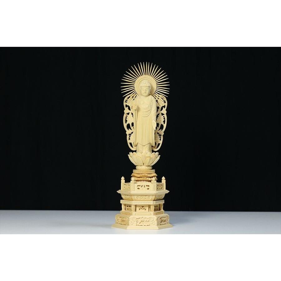 神棚 神具 仏具 やまこう 仏像 □ 5寸 □ 阿弥陀如来立像 六角台座