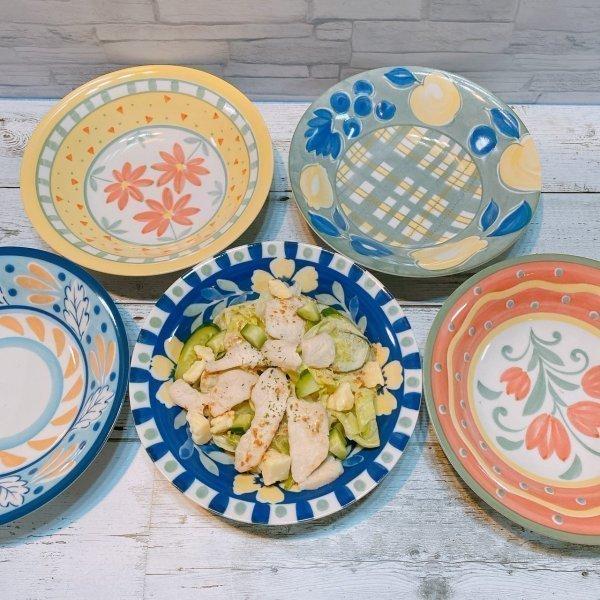 パスタ皿 おしゃれ 北欧 深皿 食器 洋食器 うつわ 大皿 マジョリカ